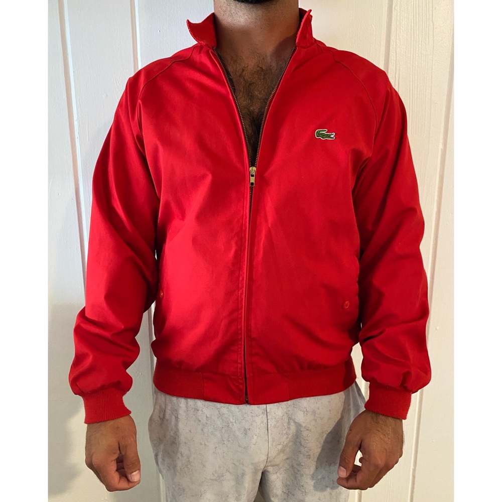 Vintage Izod Lacoste Plaid Herrington Jacket